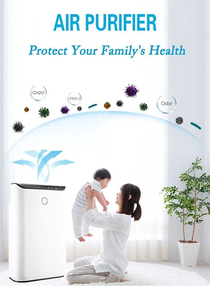 Room Multilayer Air Purifiers With HEPA