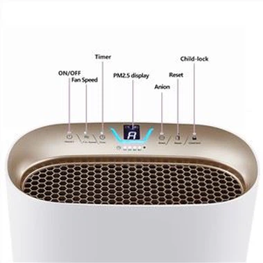 Purificador de ar de baixo ruído inteligente H13 HEPA