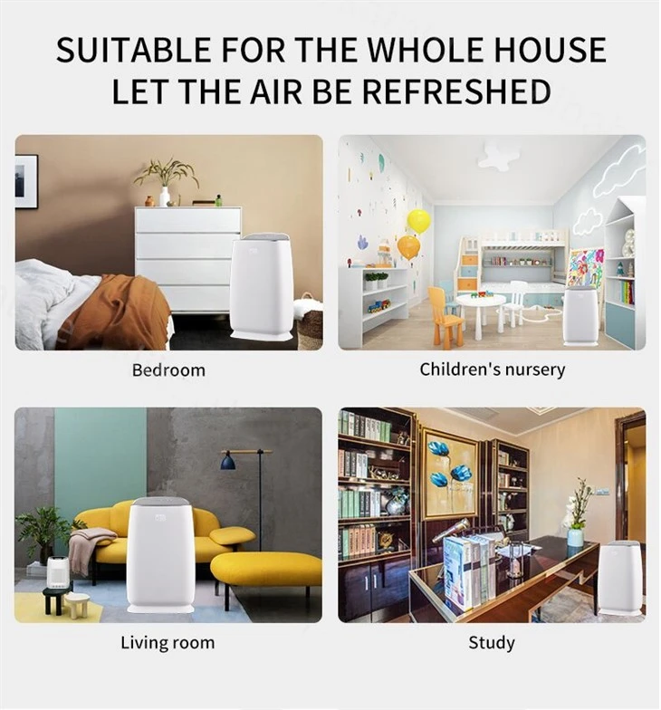 BKJ-16A Touch Panel Air Quality Display Office Air Purifier