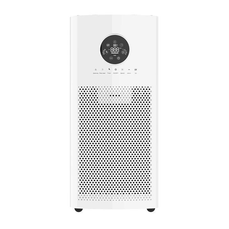 BKJ-55Um purificador de ar doméstico inteligente e prático com trava para crianças